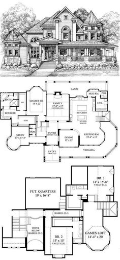 the floor plan for this house is very large and has two levels to each level