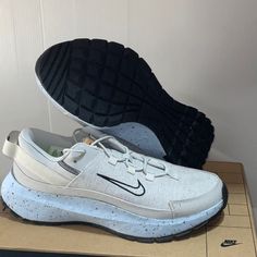 Nike Women Crater Remxa Size 9.5 Us New With Box, In Uk Size 7 , In Euro Size 39.5, In Cm Size 26.5. Any Question Please Contact Us. Thanks Nike Walking Shoes With Cushioned Footbed, Nike Trail Running Shoes With Round Toe, Gray Low-top Cushioned Trail Running Shoes, Gray Low-top Trail Running Shoes With Cushioned Footbed, Nike Low-top Running Shoes For Walking, Nike Walking Shoes With Boost Midsole And Round Toe, Nike Gray Sneakers With Speckled Midsole, Nike Cushioned Sneakers For Walking, Nike Trail Running Shoes With Branded Insole