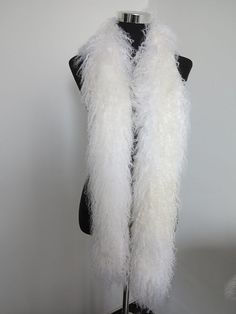 #ad Great Shopping 100% real Mongolia lamb fur scarf /fur collar/ fur neck wrap/ women white cape , Womens Accessories White Faux Fur Scarf, White Cape, Faux Fur Scarf, Faux Fur Scarves, Fur Scarf, White Faux Fur, Neck Wrap, Mongolia, Fur Collar