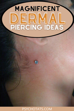 dermal piercing Dermal Piercing Ideas, Piercing Tips, Anchor Piercing, Dermal Piercings, Dermal Jewelry, Skin Piercing, Ashley Piercing, Surface Piercing, Dermal Anchor