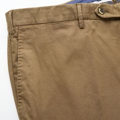 NEW Original Retail Price: €320 Color: Brown 77% Lyocell - 20% Cotton - 3% Elastane Twill Stretch Fabric Slim Fit Zip Fly Closure Made in Italy PT Engraved Buttons Art. NU55 EU 56 / US 38 Measurements: Waist: 40" Additional Fabric To Expand Waist 1.5" Inseam: 37" Width at the cuff: 7.5" EU 60 / US 40 Measurements: Waist: 42" Additional Fabric To Expand Waist 1.75" Inseam: 37" Width at the cuff: 7.5" This product is located in our EU warehouse. New Pant, Chinos Pants, Stretch Cotton, Stretch Fabric, Slim Fit, Pants, Fabric