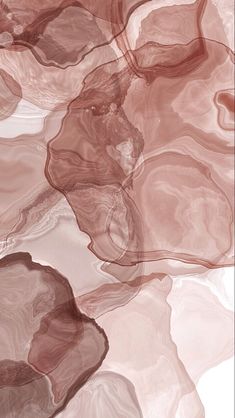 an abstract painting with pink and brown colors