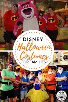 the disney halloween costumes for families