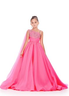 Kids Ball Gowns Princesses, Pageant Dresses For Kids, Gowns Dresses For Kids, Kids Gowns, Princess Dress For Kids, Kids Princess Dress, Pink Dress For Kids, Ball Dresses For Kids, Princess Gown For Kids