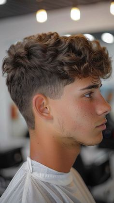 Good Men Hairstyles, Faded Curly Hair Men, Boys Low Taper Fade Haircut Kids, Boys Cuts Long On Top Short On Sides, Curly Hairstyles For Teen Boys, Curly Teen Boy Hair, Guys With Short Curly Hair, Popular Teen Boy Hairstyles 2024, Guys Haircuts Curly