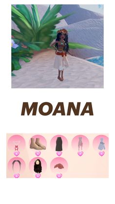 Moana!-1 vip item- #5 Long Hair Cuts Straight, Moana Dress, Bloxburg Decals Codes Aesthetic, Creative Kids Crafts, Straight Hair Cuts, Cute Summer Wallpapers, Body Outfit