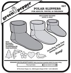 the paper pattern for children's slippers