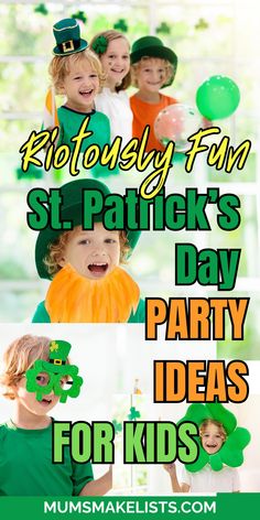 Host a magical St. Patrick’s Day celebration for kids with these creative ideas! Explore St. Patty’s Day games, crafts, and party fun that will make your celebration unforgettable. Perfect for classrooms and at-home parties! 🌈 Kids Party Planning