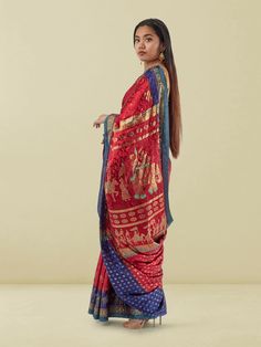 Step into sophistication with our Red Paithani Print Crepe Saree from the Sarees collection. This elegant saree showcases a striking red Paithani print on lightweight crepe fabric, combining traditional charm with modern elegance. The vibrant color and intricate design make it a perfect choice for special occasions. Care Instructions: Dry clean or gentle hand wash in cold water to preserve the fabric quality and colors. Crepe Saree, Sarees Collection, Elegant Saree, Stylish Sarees, Crepe Fabric, Intricate Design, Saree Collection, Modern Elegance, Sarees Online