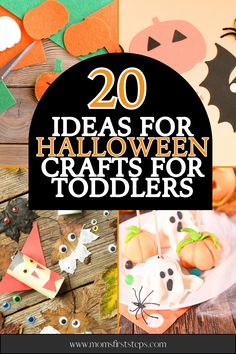 20 ideas for halloween crafts for toddlers