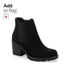 in stock Trendy Chelsea Boots With Stacked Heel For Fall, Edgy Winter Wedge Ankle Boots, Edgy Ankle Wedge Boots For Winter, Winter Chelsea Boots With Block Heel, Winter High Ankle Chelsea Boots With Stacked Heel, Winter Chelsea Boots With Block Heel And Medium Width, Fall Moto Boots With Stacked Block Heel, Edgy Boots With Stacked Heel For Fall, Edgy Block Heel Boots For Fall