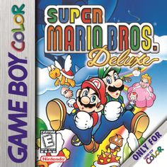 the gameboy cover for super mario bros deluxe