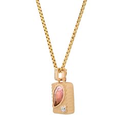 14k gold with hand-cut Pink Tourmaline Pear and Diamond Heart. Measures 15.25mm by 11.75mm. Comes on 1.8mm box chain. 2.22 ct Tourmaline. 0.14 ct Diamond Pink Tourmaline promotes inspiration and happiness and is meant to protect from negative energy. Protect From Negative Energy, Close Instagram, Amulet Necklace, Rose Jewelry, Chains Necklaces, Box Chain, Diamond Heart, Negative Energy, Pink Tourmaline