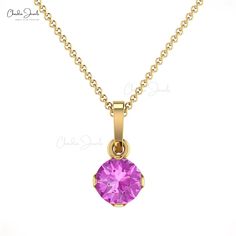 Our coustmer review : ★★★★★ I would definitely shop at Chordia Jewels again for bespoke jewellery and provide them with 5+ stars. #etsy #pinksapphirependant #14ksolidgold #pendantforher #gemstonejewelry Birthday Pendant, Pink Sapphire Earrings, Minimal Gold, Gold Pendants, Sapphire Solitaire, Small Earrings Studs