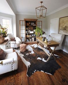 the living room is clean and ready for us to use in its new owner's home