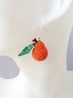 Pear Beaded earrings Orange ball earrings Bon Bon Earrings Les | Etsy Teardrop Earrings Gift, Round Beaded Earrings For Gifts, Round Beaded Earrings As Gift, Round Beaded Earrings With Ear Wire For Gifts, Handmade Orange Teardrop Earrings For Gift, Orange Beaded Earrings For Parties, Orange Round Beaded Earrings For Party, Orange Teardrop Beaded Earrings As Gift, Orange Teardrop Beaded Earrings For Gift