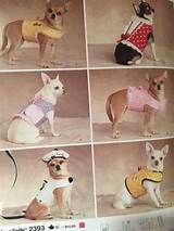 many different pictures of dogs in costumes