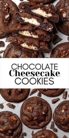 #BEAUTY, #RELATIONSHIPS #Fashion #Animals #Outfits #Winter Outfits #Animals Cream Cheese Stuffed Chocolate Cookies, Chocolate Cream Cheese Cookies, Chocolate Cheesecake Cookies, Cheesecake Stuffed Cookies, The Best Cheesecake, Chocolate Chip Cheesecake, Best Cheesecake, Cheesecake Filling, Cheesecake Cookies