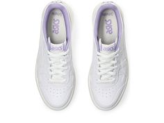 UNISEX JAPAN S ST | White/Digital Violet | Sportstyle | ASICS White Asics Sneakers Synthetic Material, White Asics Synthetic Sneakers, White Asics Sneakers With Synthetic Material, White Synthetic Asics Sneakers, Asics High-top Sneakers For Light Sports, Modern Asics Sneakers For Streetwear, Asics High-top Sneakers, Asics High-top Synthetic Sneakers, Asics High-top Cushioned Sneakers