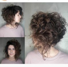 Curly Cut Hairstyles, Bob Hairstyles 2018, Angled Bob Hairstyles, Hair 2018, Long Bob Hairstyles