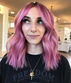 Pink Ombre Hair, Pink Ombre, Ombre Hair, Color Ideas, Makeup Nails, Hair Inspo, Hair Makeup, Hair Color, Long Hair Styles