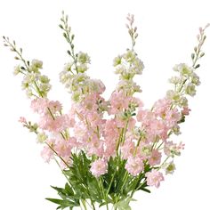 a vase filled with pink and white flowers