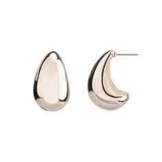 Finish off any outfit with these women's silver tone teardrop post earrings. Click on this JEWELRY & WATCHES GUIDE to learn about fit, styles, materials and more! Finish off any outfit with these women's silver tone teardrop post earrings. Click on this JEWELRY & WATCHES GUIDE to learn about fit, styles, materials and more! FEATURES Earring dimensions: 28mm x 16mm Backings: post Nickel free Metal: zinc Plating: silver tone Finish: polished Imported Size: One Size. Color: None. Gender: female. Ag Metal Teardrop Hoop Earrings, Classic Metal Teardrop Earrings, Modern Silver Teardrop Hoop Earrings, Formal Silver Teardrop Earrings With Polished Finish, Modern Silver Teardrop Earrings, Modern Sterling Silver Teardrop Earrings, Silver Drop Earrings With Shiny Finish, Metal Jewelry With Shiny Teardrop Finish, Silver Teardrop Earrings With Polished Finish