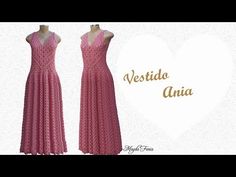 a pink dress is on display with the words vestia anja written in gold