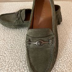 Coach Driving Shoes. Beautiful Color . Suede Never Worn. No Box. Driving Shoes, Shoes Color, Coach Shoes, Flat Shoes Women, Loafer Flats, Beautiful Colors, Loafers, Women Shoes, Green