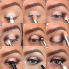 Step-by-step Game Day Eye Makeup, Beautiful Bridal Makeup, Smink Inspiration, Makeup Step By Step, Bridal Makeup Looks, Makeup Hacks, Beauty Inspo