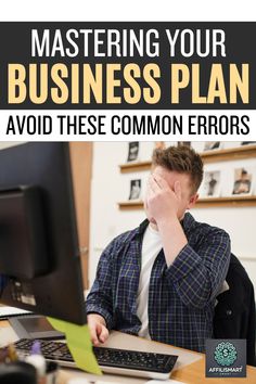 Mastering Your Business Plan Avoid These Common Errors Make Mistakes, Making Mistakes, Market Research, Hold You