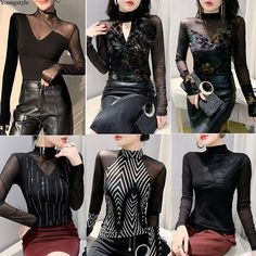 #ad Premium Quality Autumn Winter Korean Women Basic Slim Party Cocktail Pullover Tops Blouse Shirt, Fashion womens top Chic Autumn, Korean Casual, Tops Blouse, Fashion Korean, Blouse Shirt, Shirt Fashion, Fashion Tops, Cocktail Party, Autumn Winter