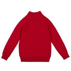 Keep your child warm and cozy all day long in this fashionable Cozeeme sweater. This cute red knit pullover sweater has a cool contrast color mock neck style, and is designed to fit comfortably with a quarter zipper that makes it easy to dress in. This stylish sweater adds warmth without the extra bulk and is made of 100% cotton for a comfortable day of fun. Size: 18-20.  Gender: male.  Age Group: kids. Baby Boy Burgundy Sweater, Toddler Boy Red Sweater, Toddler Boy Maroon Sweater, Winter Essentials Clothes, Half Zip Long Sleeve, Dressy Outfit, Stylish Sweater, Fleece Cardigan, Zip Design