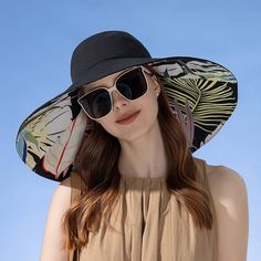 SPECIFICATIONSsize: 55-60cmseason: summermaterial: cottonfunction: Sun protection, breathable, shadingbrim: 18cmStyle classification: Fashion commutingStyle: CasualPopular elements: foliagePattern Type: PrintOrigin: Mainland ChinaModel Number: 15Material: CottonItem Type: Sun HatsGender: WOMENFeature: Sun protectionDepartment Name: AdultCN: ZhejiangBrand Name: UFLAMEApplicable Season: Four SeasonsApplicable Scene: Beach Wearable Plant, Bucket Cap, Wide Brim Sun Hat, Summer Sun Hat, Sun Protection Hat, Sun Hats For Women, Summer Chic, Outdoor Events, Wide Brimmed Hats