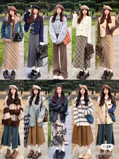 Tokyo Winter, Preppy Style Outfits, Trendy Outfit Ideas, Modest Summer Outfits, Winter Fashion Outfits Casual, Fashion Top Outfits, Fall Outfit Ideas, Style Inspiration Winter, Vintage Inspired Outfits