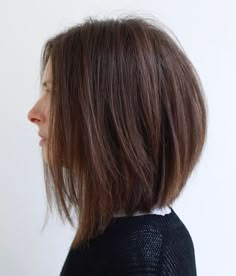 Straight Graduated Bob, Long Layered Bob Hairstyles, Long Bob Cuts, Short Curly Bob Hairstyles, Layered Lob, Haircut Inspo, Inverted Bob Hairstyles, Bob Hairstyles For Thick, Bob Hairstyles With Bangs