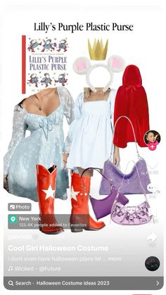 an ad for halloween costumes and accessories on the app store's website, which is showing