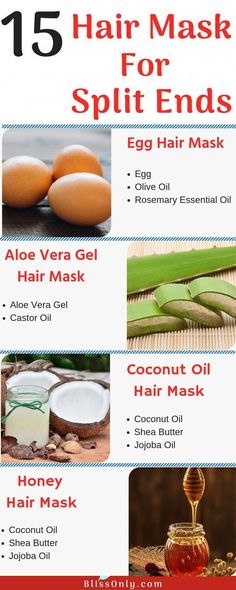 Get rid of split ends through these hair masks.These hair mask for split ends repair your dry and damaged hair as well as make it soft & shiny.Learn how to make these masks Hair Mask For Split Ends, Mask For Split Ends, Split End Hair Mask, Soft And Shiny Hair, Egg Hair Mask, Mask For Damaged Hair, Egg For Hair, Split Ends Hair