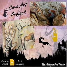 the cave art project is on display at the museum