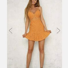 Nwt Fashion Nova Women's Crochet Sun Dress Yellow Shoulder Shorts Size M Fashion Nova Mustard Yellow Summer Mini Dress Embroidered Trophy Gal Size M Casual Hollow Out Crochet Mini Dress, Casual Crochet Hollow Out Mini Dress, Casual Fitted Crochet Dress With Hollow Out Design, Casual Fitted Crochet Dress With Hollow Out Detail, Fitted Casual Crochet Dress With Hollow Out Design, Spring Crochet Dress With Hollow Out Detail, Spring Crochet Hollow Out Dress, Yellow Lace Mini Dress For Summer, Yellow Crochet Dress For Summer