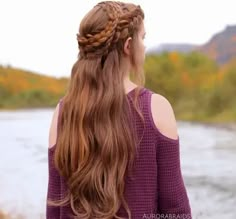 175 Fabulous Braids for Long Haired Ladies Who Just Can't Get Enough Inspo ... Princess Hairstyles, Hair Dos, Pretty Hairstyles, Hair Goals, Hair Tutorial, Beautiful Hair