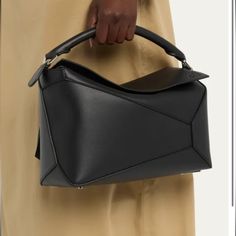 Loewe Large Puzzle Edge Leather Shoulder Bag Ladies Pouch, Loewe Hobo Puzzle Bag, Loewe Puzzle Bag Gray, Loewe Puzzle Tote, Loewe Medium Puzzle Bag, Loewe Bag Puzzle, Black Loewe Puzzle Bag, Small Rucksack, Loewe Puzzle Bag