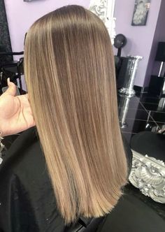 Light Brunette Balayage Hair Straight, Light Ash Blonde Hair Balayage, Straight Brunette Hair With Highlights, Balage Hair, Balayage Straight Hair, Ombre Hair Blonde, Brown Hair Dye