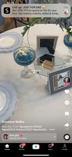 an image of a table that is on the phone