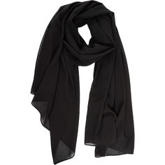 Women's Lightweight Breathable Soft Chiffon Long Fashion Sun-Proof Scarves Black * Chiffon * Oversized Shawl:70 Inches*28.3 Inches.Extra Long And Large Scarves In Current Markets. Super Soft,Cozy, Comfortable And Non Itch.A Great Accessory Transitions Well From Day To Night In Spring,Summer,Fall And Winter. * Material: Chiffon, Soft And Lightweight, Bright-Colored And Fine Texture,Cozy Thin Fabric, Warm In Winter, Ventilated During Summer. * Various Solid Colors Are Available:Those Fashion Sheer Coral Scarf, Dark Blue Plaid, Fuzzy Scarf, Jacket Blouse, Mod Print, Large Silk Scarf, Sheer Scarf, Fashion Scarves, Large Scarf