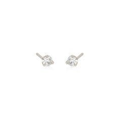 14k gold extra large prong set white diamond studs SPECIFICS• white diamonds .40 ctw (per pair), .20ctw for a single• studs are approx 3.8mm• sold as pair or single Minimalist Round Diamond Earrings With Prong Setting, Minimalist Solitaire Diamond Earrings In White Gold, Minimalist White Gold Solitaire Diamond Earrings, Solitaire Studs, Diamond Stud, Ring Size Guide, White Diamonds, 14kt Gold, Diamond Earrings Studs