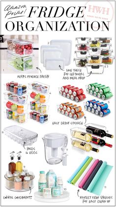 the ultimate guide to organize your fridge for organizing and storing everything in one place, including food