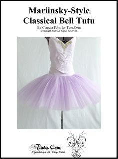 Mariinsky-Style Bell Tutu Skirt Design instructions. Full Kit - Includes Instructions, Patterns and Materials. Includes 6-piece bodice, tutu and panty pattern. Embellishments are sold separately. Some color choices have a dye charge because panty fabric must be dyed. Exclusive design used at Tutu.Com's TutuSchool. Is there something missing in this kit you'd like to see? Call us! We are happy to create a kit perfectly matched to your needs or design ideas! Panty Pattern, Bodice Pattern, Custom Costumes, Ballet Tutu, Tutu Skirt, Skirt Design, Color Choices, Exclusive Designs, Bodice