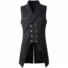 Looking for the perfect Steampunk look? Wear this splendid steampunk vest over a fine satin shirt. Choose the right size with the table below. If you are in-between sizes, take the largest one. The Kadwel Steampunk vest is designed to reflect the Victorian style. This vest is essential for those who want to stand out from the crowd and get a unique steampunk look.Features: Material: cotton Button closure Collar type: Button-down collar Slim fit Wash at 30° to avoid damaging the fabric. Steampunk Photography, Steampunk Vest, Steampunk Couture, Double Breasted Vest, Style Steampunk, Steampunk Cosplay, Vest Waistcoat, Steampunk Costume, Gothic Steampunk