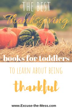 the best thanksgiving books for toddlers to learn about being grateful with text overlay